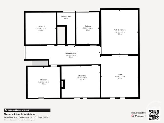 maison à vendre - 5 pièces - 112.0 m2 - MONDELANGE - 57 - LORRAINE - Century 21 Les Trois Frontières