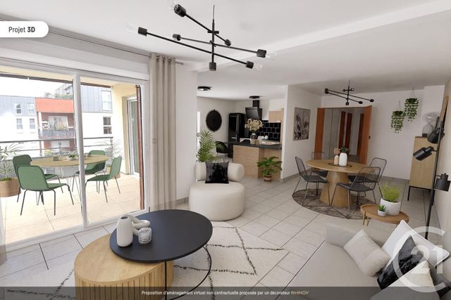 appartement à vendre - 4 pièces - 87.0 m2 - TERVILLE - 57 - LORRAINE - Century 21 Les Trois Frontières