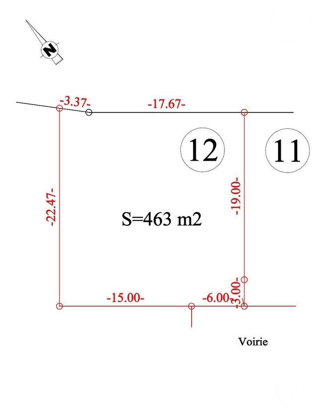 terrain à vendre - 463.0 m2 - REDANGE - 57 - LORRAINE - Century 21 Les Trois Frontières